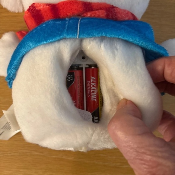 GIMMY TRIM A HOME WINTER WOBBLER SNOWMAN SINGS DECK THE HALLS TESTED RARE - Picture 8 of 14